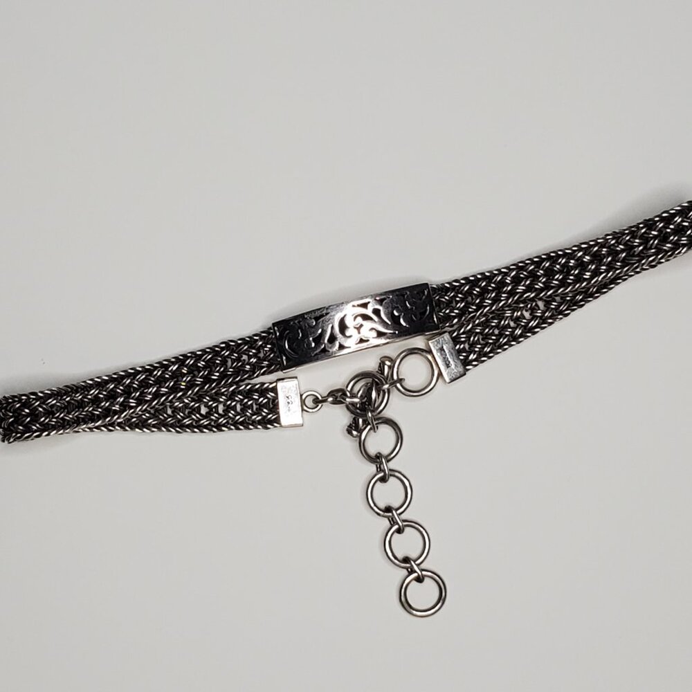 Lois Hill Choker Woven Chain Necklace - Picture 6 of 11